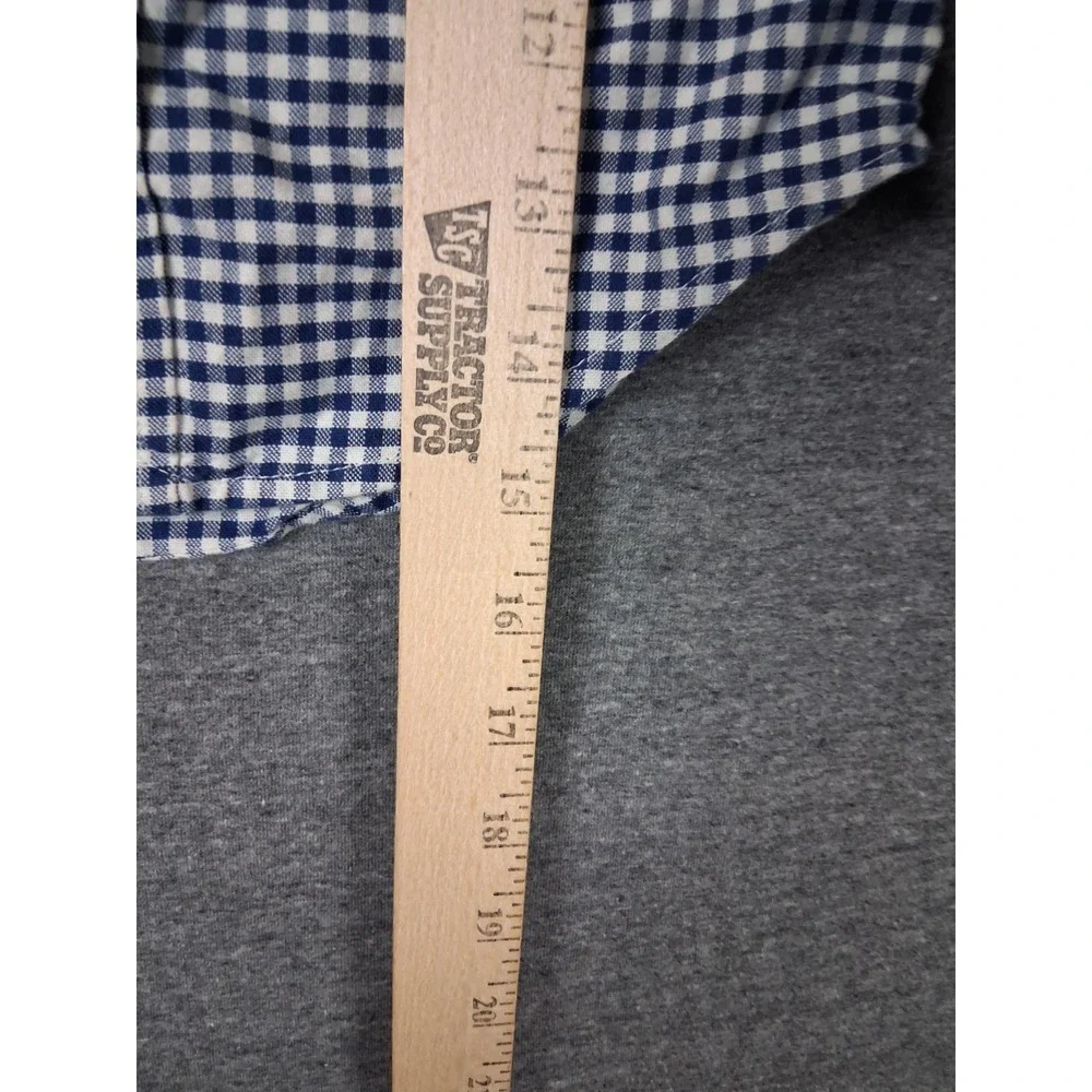 Ralph Lauren‎ Baby 2T Blue Gingham Check Plaid Small Pony Button Down Preppy